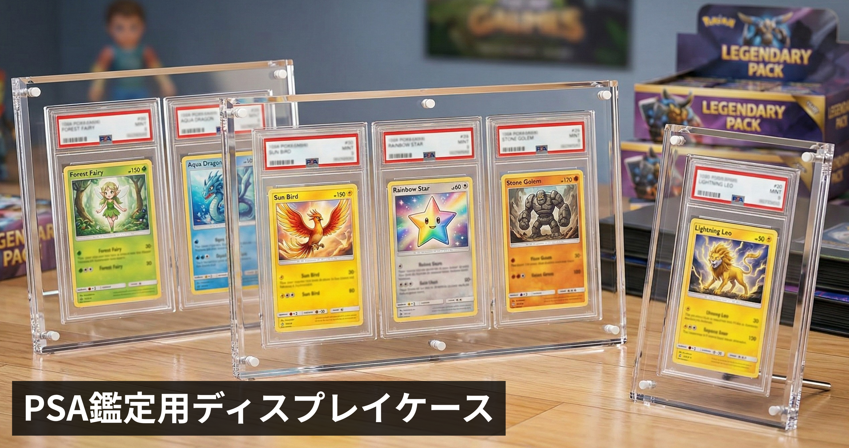 PSA鑑定用ディスプレイケース – アクリル本舗