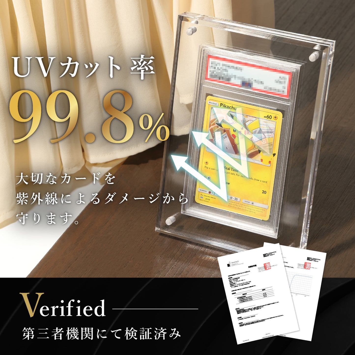 【UVカット率99.8%】PSA用 マグネット式 スクリューダウン 3枚用