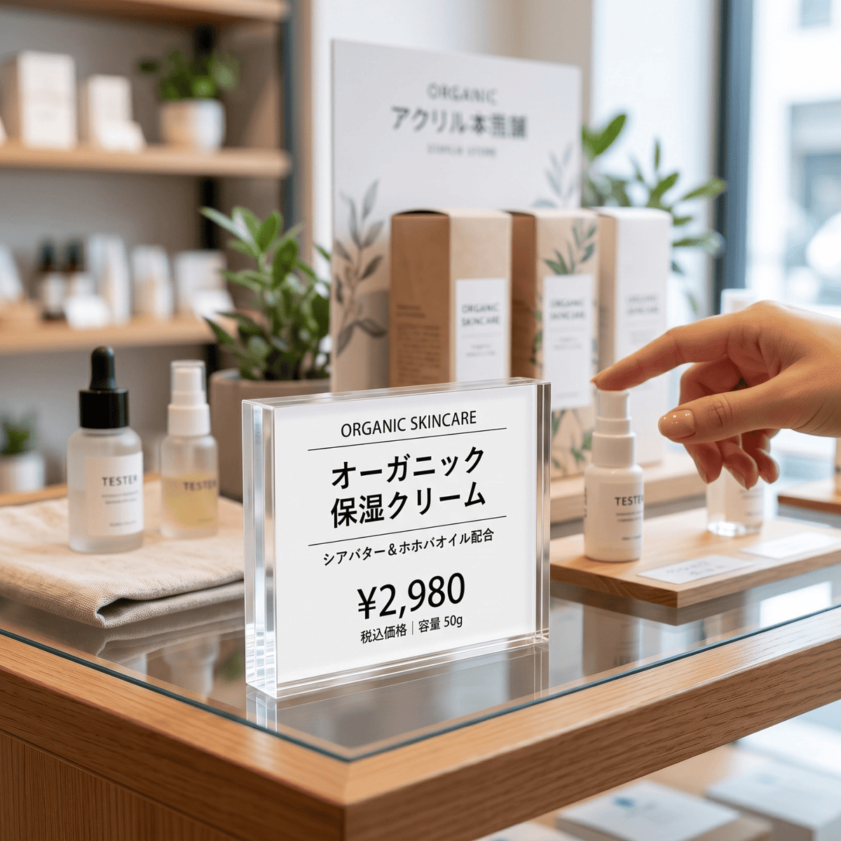 アクリル本舗 プライススタンド 2個セット